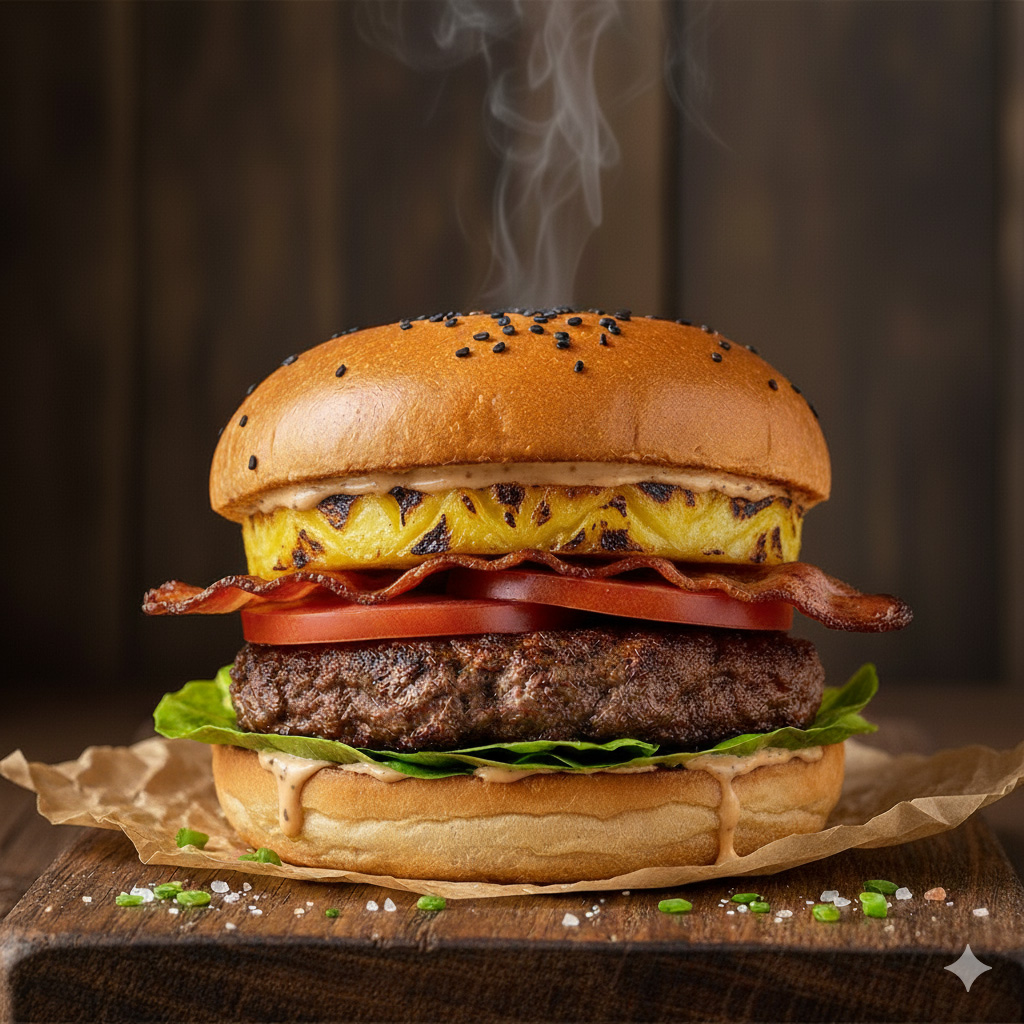 Pineacon Smash Burger