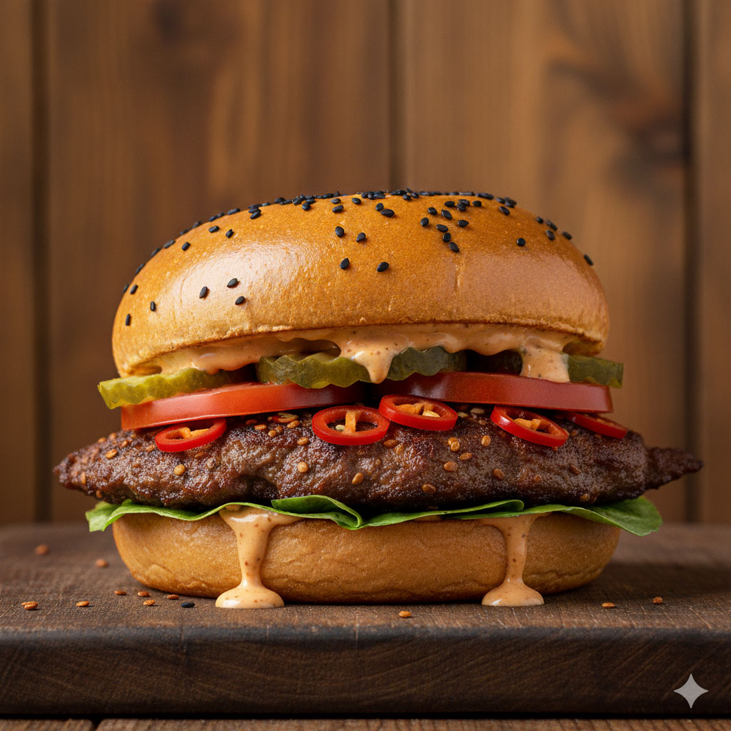 Spicy Smash Burger